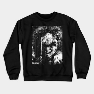 Chucky in the rain Crewneck Sweatshirt